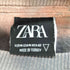 ザラ ZARA ダイダイ柄 L/S クルーネックスウェット レディース import:M