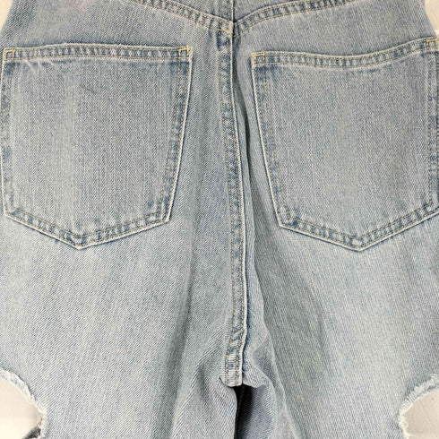 フーズフーチコ whos who Chico ダメージワイドデニムパンツ レディース JPN:S