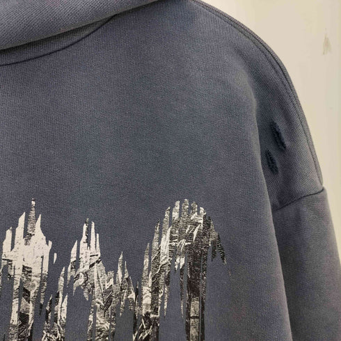 リベンジ REVENGE GLITCH ARCH LOGO TREATED HOODIE メンズ import:XL