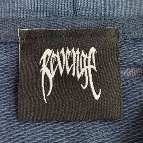 リベンジ REVENGE GLITCH ARCH LOGO TREATED HOODIE メンズ import:XL