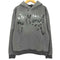 リベンジ REVENGE GLITCH ARCH LOGO TREATED HOODIE メンズ import:L