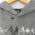 リベンジ REVENGE GLITCH ARCH LOGO TREATED HOODIE メンズ import:L