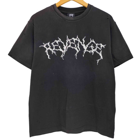 リベンジ REVENGE FLOWER ANARCHY TREATED TEE メンズ import:M