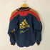 アディダス adidas CLIMAPROOF ロゴ刺繍 L/S Vネックウィンドジャケット ピステ メンズ JPN:M