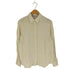 ザラ ZARA STRIPED JACQUARD SHIRT ストライプジャガードシャツ レディース import:M