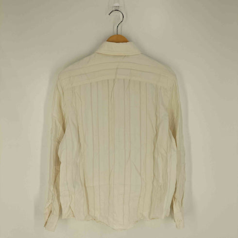 ザラ ZARA STRIPED JACQUARD SHIRT ストライプジャガードシャツ レディース import:M