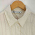 ザラ ZARA STRIPED JACQUARD SHIRT ストライプジャガードシャツ レディース import:M