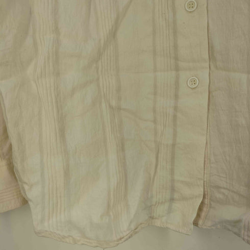 ザラ ZARA STRIPED JACQUARD SHIRT ストライプジャガードシャツ レディース import:M