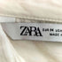 ザラ ZARA STRIPED JACQUARD SHIRT ストライプジャガードシャツ レディース import:M
