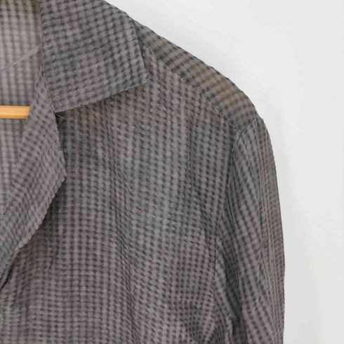 ザラ ZARA EMBROIDERED PAJAMA SHIRT エンブロイダード パジャマシャツ レディース import:M