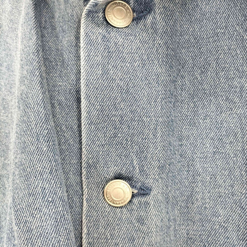 ハルハム HALHAM バックプリントデニムジャケット メンズ L