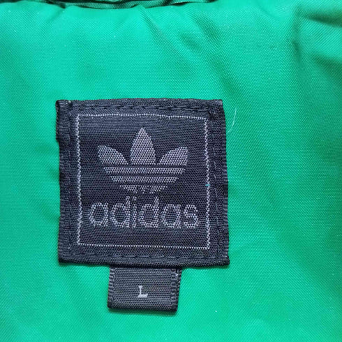 アディダス adidas 00S フロントプリントリップストップダウンジャケット メンズ L