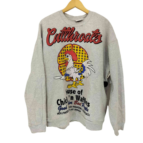 CUTTHROAT GOOD FOOD FOR BAD PEOPLE FLEECE CREW メンズ JPN:XL