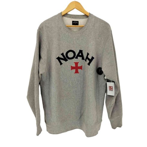 ノア NOAH ロゴ刺繍 クルーネックスウェット メンズ JPN:XL