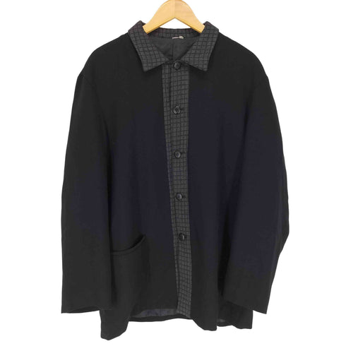 LECCO MEN'S フロントカラー切替レーヨンジャケット メンズ 2