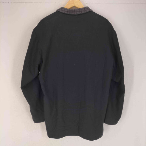 LECCO MEN'S フロントカラー切替レーヨンジャケット メンズ 2