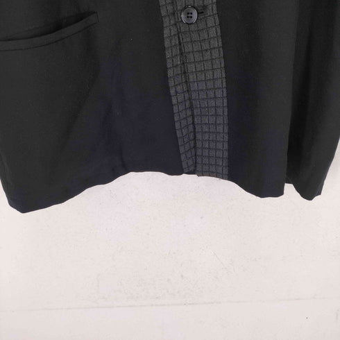 LECCO MEN'S フロントカラー切替レーヨンジャケット メンズ 2