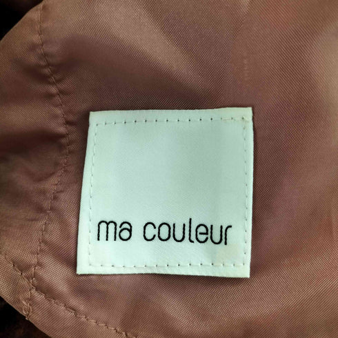 ma couleur 総柄 2タック イージー ワイドパンツ レディース 38