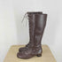 FOOT LIFE YAMAMOTO レースアップロングブーツ レディース 23.5EEE