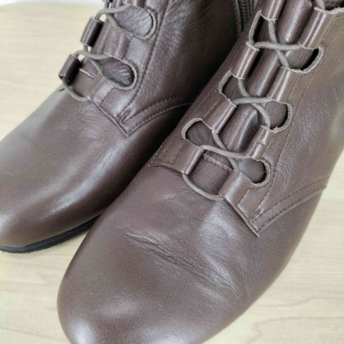 FOOT LIFE YAMAMOTO レースアップロングブーツ レディース 23.5EEE