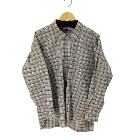ナナミカ nanamica Cotton Silk Euro Check Shirt Sunset コットンシルク ユーロチェックシャツ メンズ JPN:S