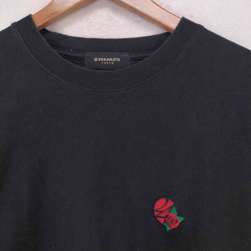 トゥエンティーフォーカラッツ 24karats バラデザイン L/S TEE メンズ JPN:M