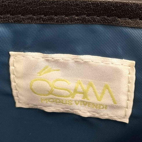 OSAM 2WAY レザー×ナイロン ショルダーバッグ メンズ
