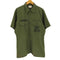 ユーエスアーミー U.S. ARMY 80S US AIR FORCE UTILITY SHIRT OG-507 リメイク ワッペン ユーティリティ ミリタリー S/S シャツ 85年製 メンズ 16 1/2 X 34