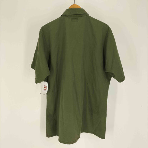 ユーエスアーミー U.S. ARMY 80S US AIR FORCE UTILITY SHIRT OG-507 リメイク ワッペン ユーティリティ ミリタリー S/S シャツ 85年製 メンズ 16 1/2 X 34