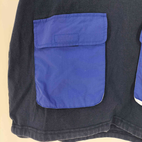 ブルーブルー BLUE BLUE ×MT.RAINIER DESIGN MRD/BLUEBLUE FLAG POCKET SMOCK フラッグ ポケット スモック ロングスリーブTシャツ メンズ M