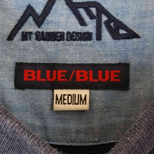 ブルーブルー BLUE BLUE ×MT.RAINIER DESIGN MRD/BLUEBLUE FLAG POCKET SMOCK フラッグ ポケット スモック ロングスリーブTシャツ メンズ M