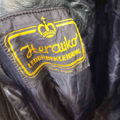 HERAUKO ジップアップカーコート メンズ