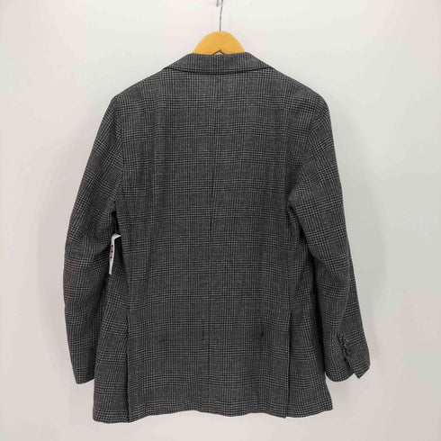 ラルディー二 LARDINI 段返り3B グレンチェックシルクテーラートドジャケット JM0526AQ メンズ 50