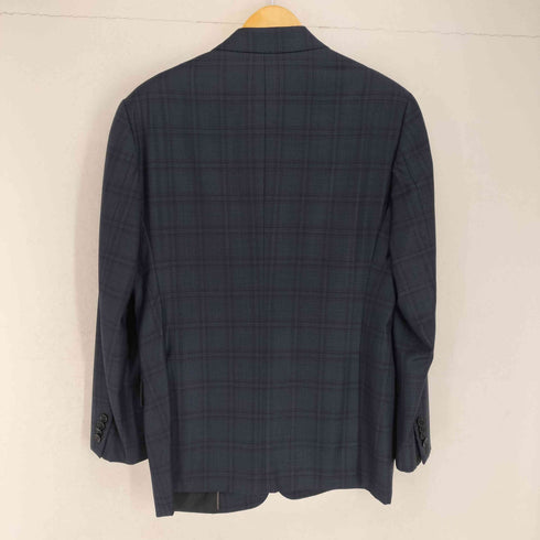 ジョルジオアルマーニ Giorgio Armani MADE IN ITALY SOFT チェックウールテーラードジャケット メンズ 48