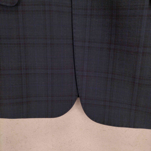 ジョルジオアルマーニ Giorgio Armani MADE IN ITALY SOFT チェックウールテーラードジャケット メンズ 48