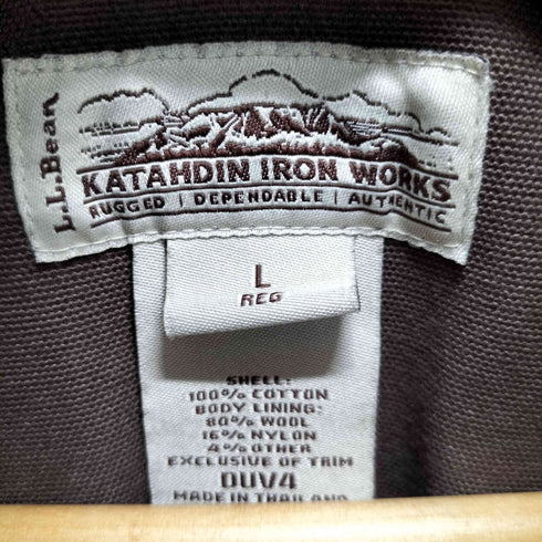KATAHDIN IRON WORKS 裏フリースダックベスト メンズ JPN:L