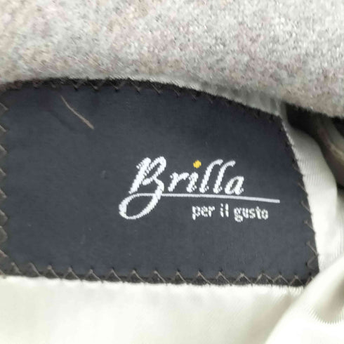 ブリッラペルイルグースト BRILLA per il gusto カシミヤテーラードジャケット PURE CASHMERE メンズ 48