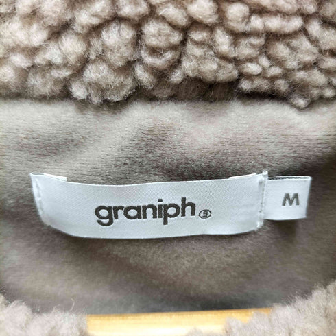 グラニフ graniph 企業刺繍ボアブルゾン メンズ JPN:M