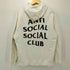 アンチソーシャルソーシャルクラブ ANTI SOCIAL SOCIAL CLUB 両面ロゴプリント プルオーバーパーカー メンズ