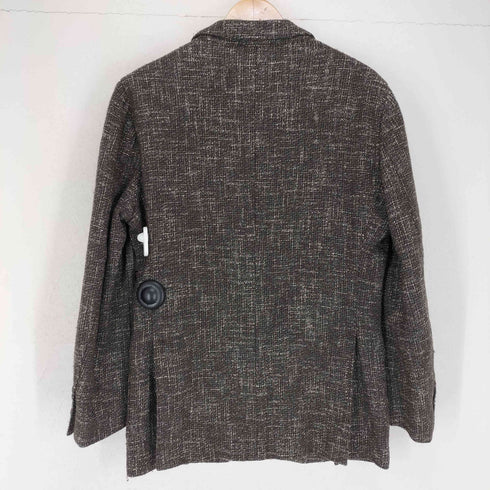 ラルディー二 LARDINI ウールチェックテーラードジャケット メンズ 48REG