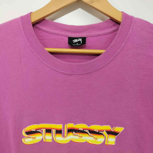 ステューシー Stussy ロゴプリント ショートスリーブ クルーネックTシャツ メンズ import:S