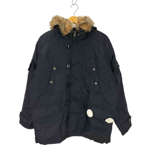 ギャップ Gap 00s OLD GAP ファー付き N-3B フライトジャケット 裏地オニオンキルティング メンズ JPN:M