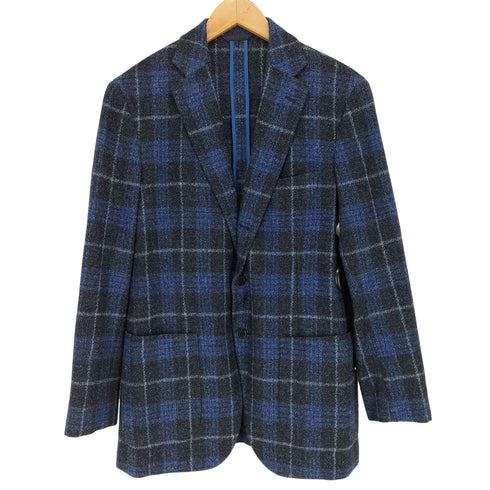 BELVEST BEAMS F 別注 チェックウールテーラードジャケット メンズ 50