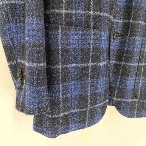 BELVEST BEAMS F 別注 チェックウールテーラードジャケット メンズ 50