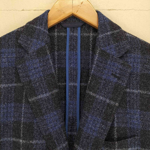 BELVEST BEAMS F 別注 チェックウールテーラードジャケット メンズ 50