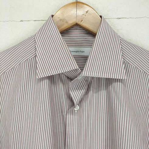 Ermenegirdo Zegna ストライプシャツ メンズ 39 15 1/2