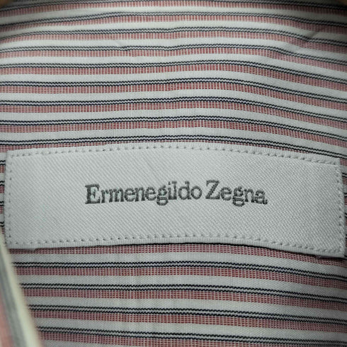 Ermenegirdo Zegna ストライプシャツ メンズ 39 15 1/2