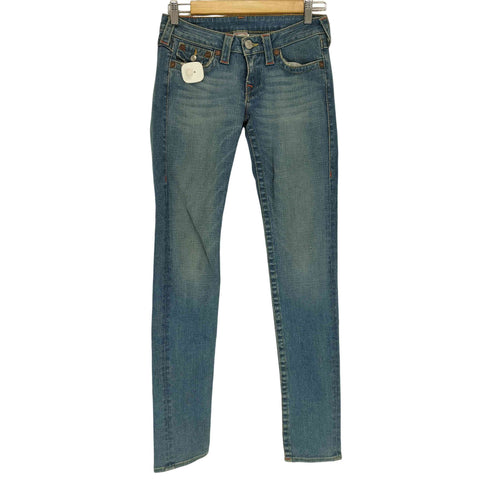 トゥルーレリジョン TRUE RELIGION JULIE タイトストレートデニムパンツ レディース 27