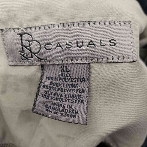 CASUALS 裏地メッシュ ジップアップ ジャケット メンズ import:XL