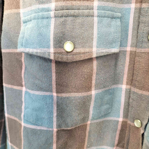 シュプリーム Supreme Quilted Faded Plaid Shirt メンズ JPN:S